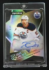 Connor McDavid [Gold Autograph] Hockey Cards 2022 Upper Deck Synergy Star Quest Prices
