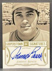 Johnny Bench #HOF-JBN Baseball Cards 2013 Panini Cooperstown Signatures Prices