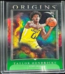 Taylor Hendricks [Green] #16 Basketball Cards 2023 Panini Origins Prices