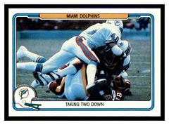 Miami Dolphins [Taking Two Down] Football Cards 1982 Fleer Team Action Prices