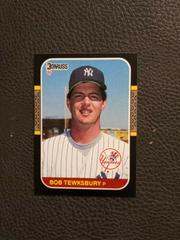 Bob Tewksbury #422 Baseball Cards 1987 Donruss Prices