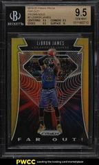 LeBron James [Gold Prizm] #2 Basketball Cards 2019 Panini Prizm Far Out Prices