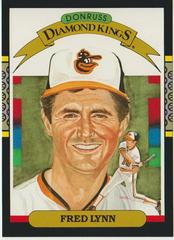 Fred Lynn #9 Baseball Cards 1987 Donruss Diamond Kings Prices
