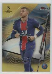 Kylian Mbappe [Gold Refractor] Soccer Cards 2020 Topps Finest UEFA Champions League Prices