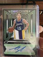 Austin Reaves [Green] Basketball Cards 2021 Panini Obsidian Rookie Jersey Ink Autographs Prices