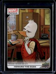 Howard the Duck [Black Rainbow] #115 Marvel 2023 Upper Deck Platinum Prices