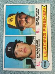 Leading Firemen [R. Gossage, R. Fingers] #8 Baseball Cards 1979 Topps Prices