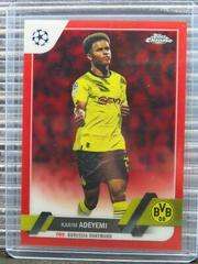 Karim Adeyemi [Red] #122 Soccer Cards 2022 Topps Chrome UEFA Club Competitions Prices