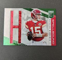 Patrick Mahomes II [Green] Football Cards 2019 Donruss Elite Spellbound Prices