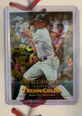 Rafael Devers [Gold] #TT-14 Baseball Cards 2023 Topps Chrome in Technicolor Prices