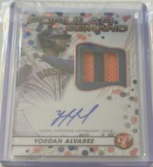Yordan Alvarez [Black] #PA-YA Baseball Cards 2023 Topps Pristine Autographs Prices