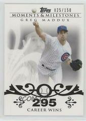 Greg Maddux #8 Baseball Cards 2008 Topps Moments & Milestones Prices