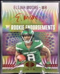 Elijah Moore [Red] #RE-16 Football Cards 2021 Panini Illusions Rookie Endorsements Autographs Prices