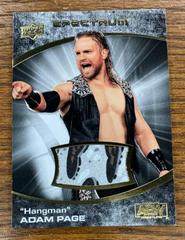 Hangman Adam Page [Memorabilia Dark] #10 Wrestling Cards 2021 Upper Deck AEW Spectrum Prices