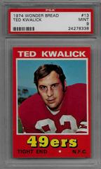 Ted Kwalick #13 Football Cards 1974 Wonder Bread Prices