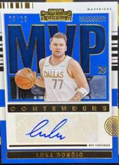 Luka Doncic [Gold] Basketball Cards 2021 Panini Contenders MVP Autographs Prices
