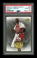 Michael Jordan Gold #55 Basketball Cards 2009 Upper Deck Jordan Legacy Prices