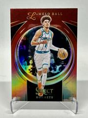 LaMelo Ball [Red] #13 Basketball Cards 2022 Panini Select Certified Prices