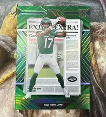 Garrett Wilson [Green] #EXT-2 Football Cards 2022 Panini XR Extra Prices