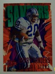 Barry Sanders [Rave] Football Cards 1997 Skybox Impact Prices