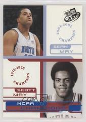 Scott May & Sean May [Blue] #B41 Basketball Cards 2005 Press Pass Prices