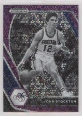 John Stockton [Purple Circle Prizm] Basketball Cards 2021 Panini Prizm Draft Picks Prices