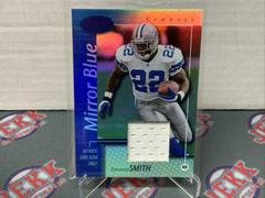 Emmitt Smith [Mirror Blue Jersey] Football Cards 2002 Leaf Certified Prices