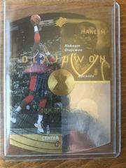 Hakeem Olajuwon [Gold] #18 Basketball Cards 1997 Spx Prices