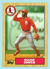 Ozzie Smith #749 Baseball Cards 1987 Topps Prices