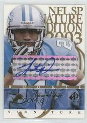 Artose Pinner [Blue] #AP Football Cards 2003 SP Signature Signature Edition Prices