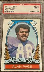 Alan Page [All Pro] #279 Football Cards 1972 Topps Prices