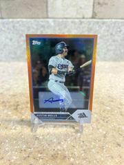 Austin Wells [Autograph Orange] #PD-10 Baseball Cards 2023 Topps Pro Debut Prices