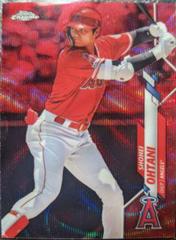 Shohei Ohtani [Red Wave Refractor] #21 Baseball Cards 2020 Topps Chrome Prices