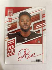 David Bell [Red Ink] #PP-DB Football Cards 2022 Panini Donruss Elite Pen Pals Autographs Prices