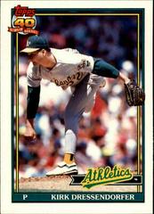 Kirk Dressendorfer #35T Baseball Cards 1991 Topps Traded Prices