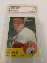 Bobby Wine #71 Baseball Cards 1963 Topps Prices