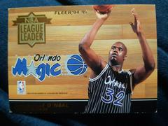 Shaquille O'neal Basketball Cards 1994 Fleer NBA League Leaders Prices