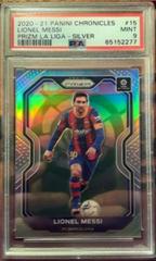 Lionel Messi [Silver] Soccer Cards 2020 Panini Chronicles Prizm La Liga Prices