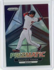 Masataka Yoshida #P13 Baseball Cards 2023 Panini Prizm Prizmatic Prices