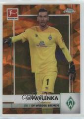 Jiri Pavlenka [Orange] #27 Soccer Cards 2020 Topps Chrome Bundesliga Sapphire Prices