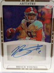 Bryce Young #ART-BY Football Cards 2023 Sage Artistry Autographs Prices