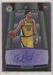 Goga Bitadze [Electric Etch Purple] Basketball Cards 2019 Panini Obsidian Rookie Autographs Prices