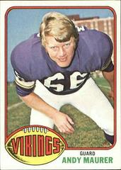 Andy Maurer #309 Football Cards 1976 Topps Prices