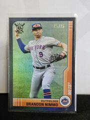 Brandon Nimmo [Black Foil] #230 Baseball Cards 2021 Topps Big League Prices