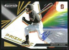 Brock Jones [Autograph Silver] Baseball Cards 2022 Panini Prizm Draft Picks Prizmatic Prices