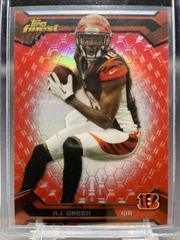 A.J. Green [Red Refractor] #33 Football Cards 2013 Topps Finest Prices