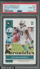 Jaylen Waddle [Gold] #PA-26 Football Cards 2021 Panini Chronicles Panini Prices