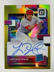 Lars Nootbaar [Gold] #RRS-LN Baseball Cards 2022 Panini Donruss Optic Rated Rookie Signatures Prices
