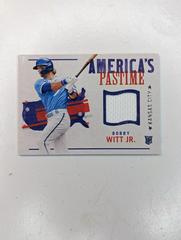 Bobby Witt Jr. Baseball Cards 2022 Panini Chronicles America's Pastime Swatches Prices