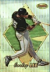 Carlos Lee [Atomic Refractor] #123 Baseball Cards 1999 Bowman's Best Prices